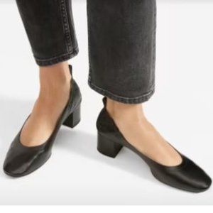 EVERLANE - The Italian Leather Day Heel - Black - 8.5M